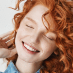 blanchiment dentaire, service blanchiment , lady redhead white teeth